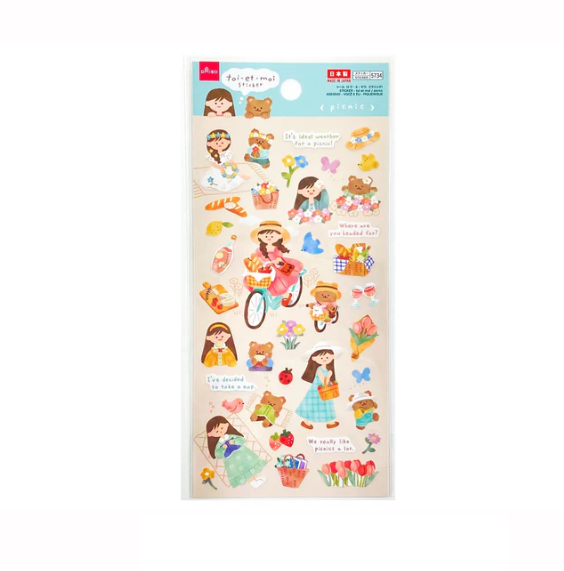 Daiso Toi Et Moi Sticker Japan