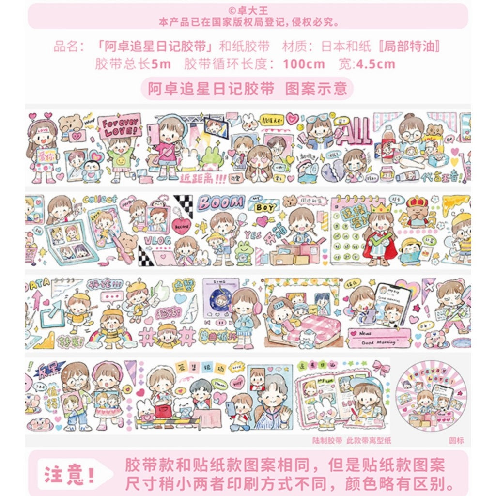 Molinta Washi Masking Tape Roll