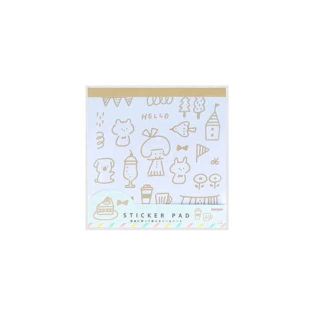 Sunstar x Mizutama Sticker Pad Sticker Sheet