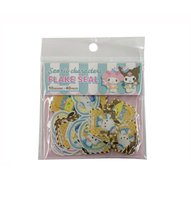 Sanrio Flake Seal Seal 10 Design 40 Pieces