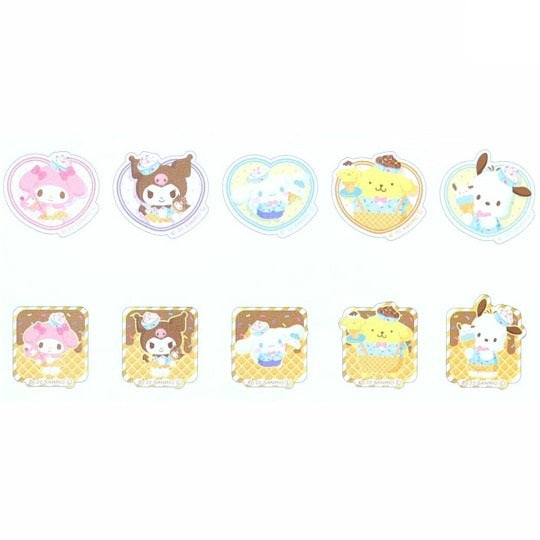 Sanrio Flake Seal Seal 10 Design 40 Pieces