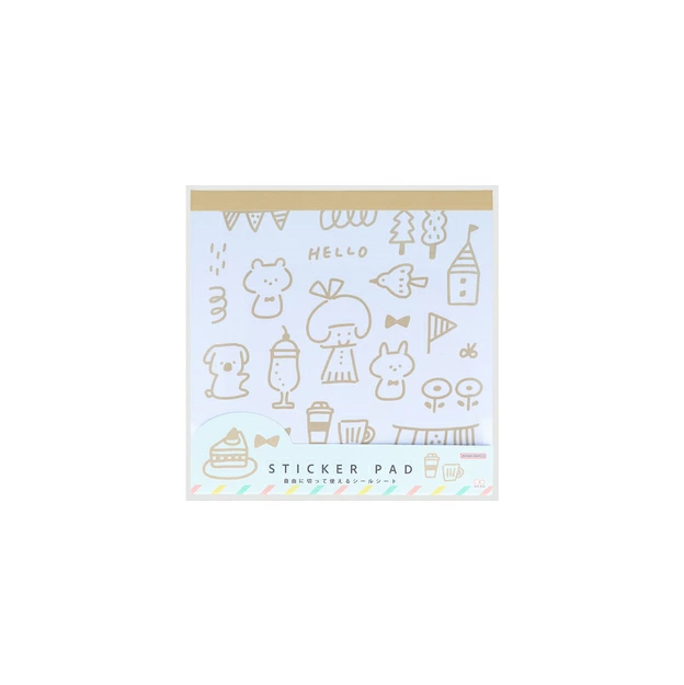 Sunstar x Mizutama Sticker Pad Sticker Sheet