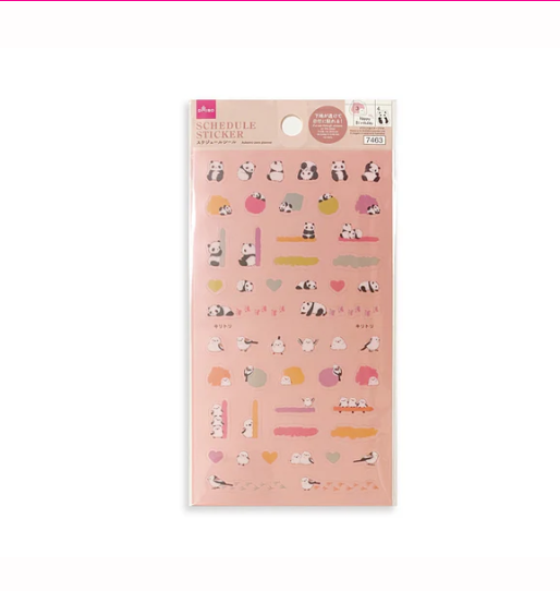 Daiso Schedule Sticker