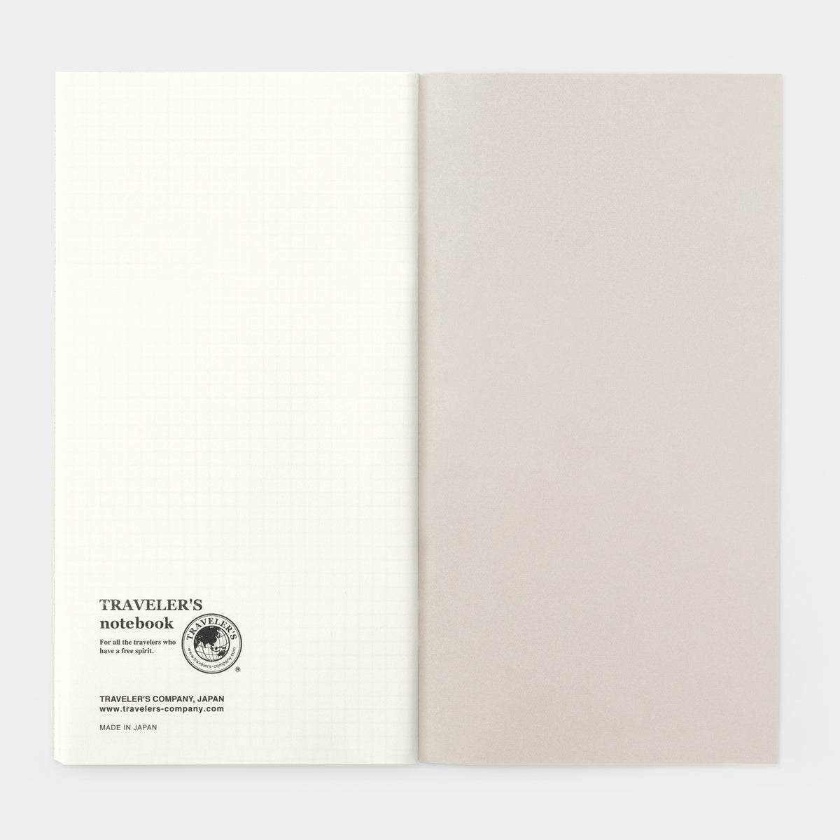 Travelers Notebook Refill Baum-kuchen Lightweight Paper Grid