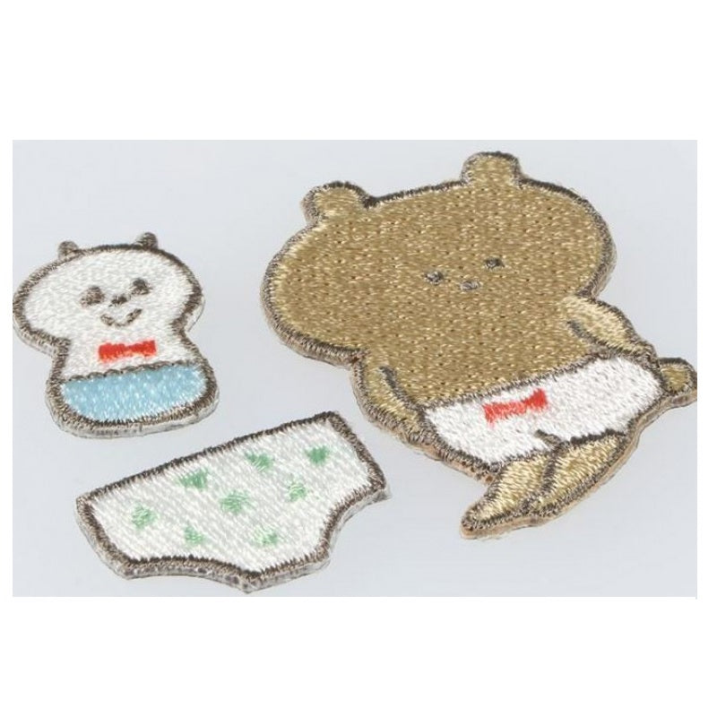 Marks Embroidery Sticker Mizutama Pants