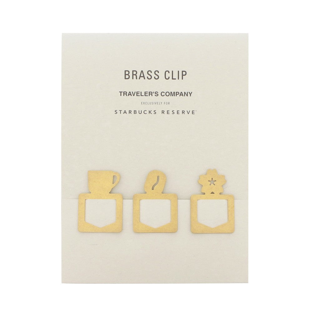 Travelers Starbucks Reserve Roastery Limited Brass Clip Set