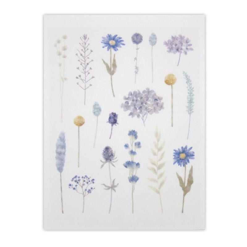 Kyowa Tracing Die Cut Stickers Dried Flowers