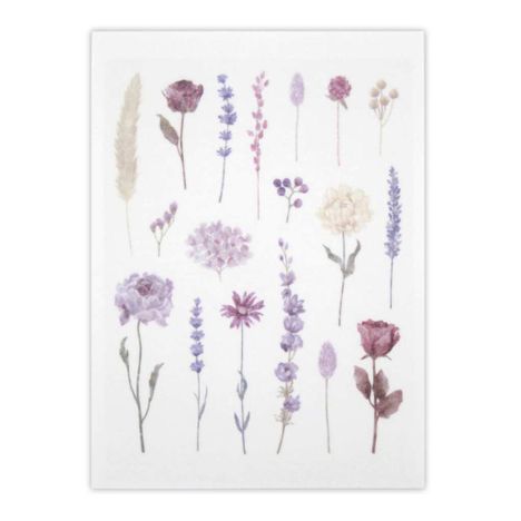 Kyowa Tracing Die Cut Stickers Dried Flowers