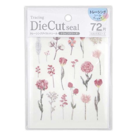 Kyowa Tracing Die Cut Stickers Dried Flowers