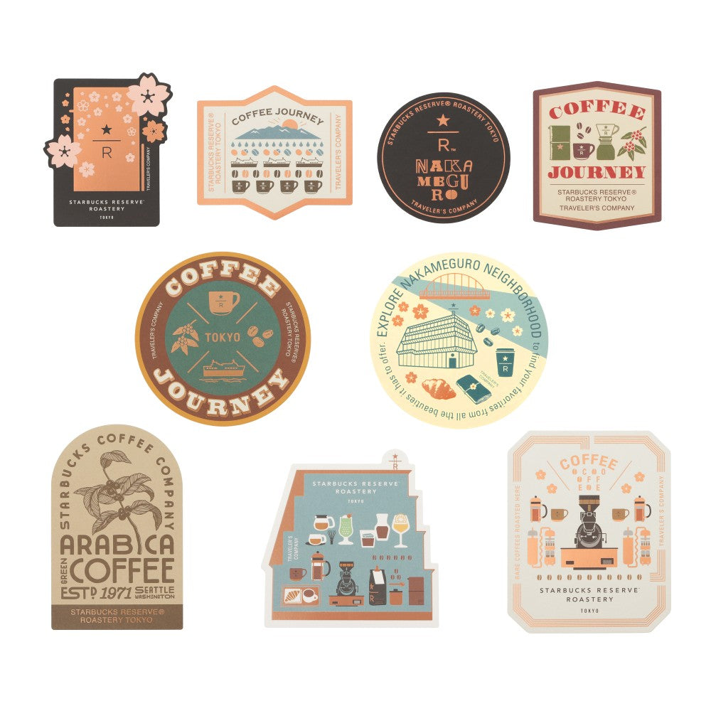 Travelers Starbucks Reserve Roastery Limited Sticker Set