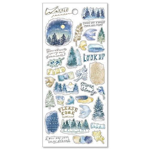Mind Wave Sticker Warble Forest and Flower