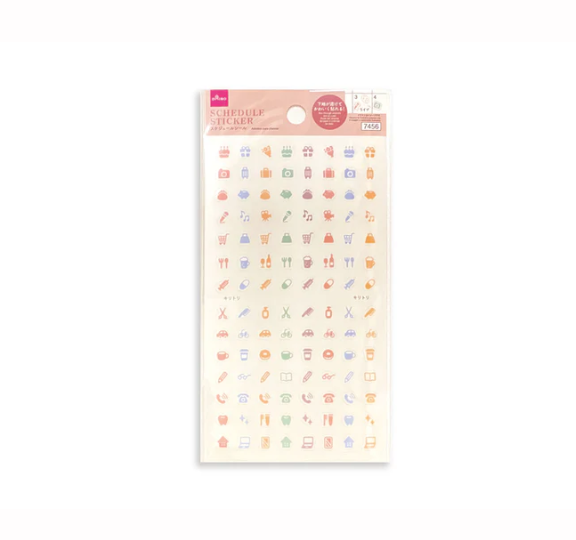 Daiso Schedule Sticker
