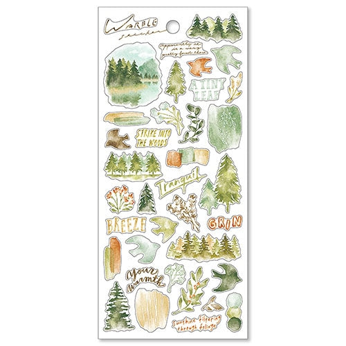 Mind Wave Sticker Warble Forest and Flower