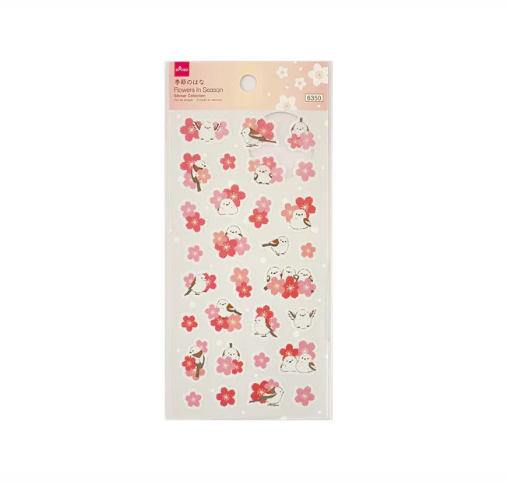 Daiso Flowers In Season Sticker