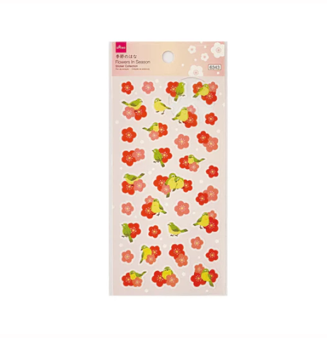 Daiso Flowers In Season Sticker