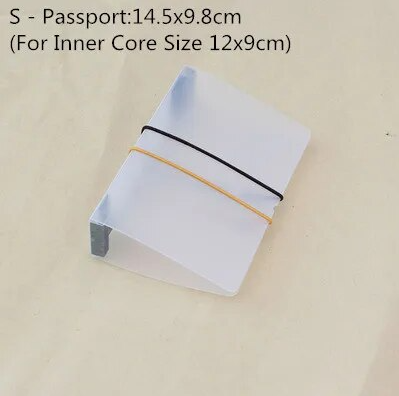 Paper Room Insert Clear Folder For Travelers Notebook - Brown