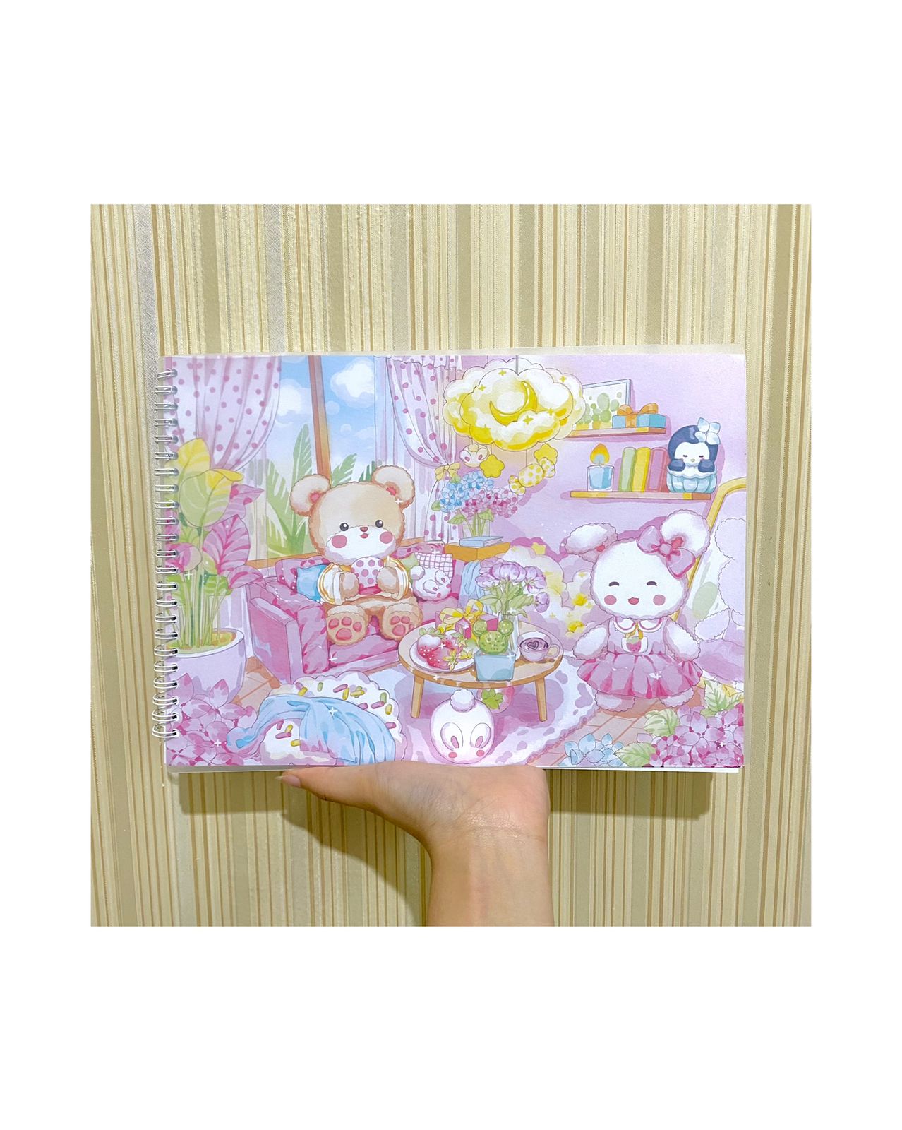 Strawberry Soda in My House Sticker Book A4 Size