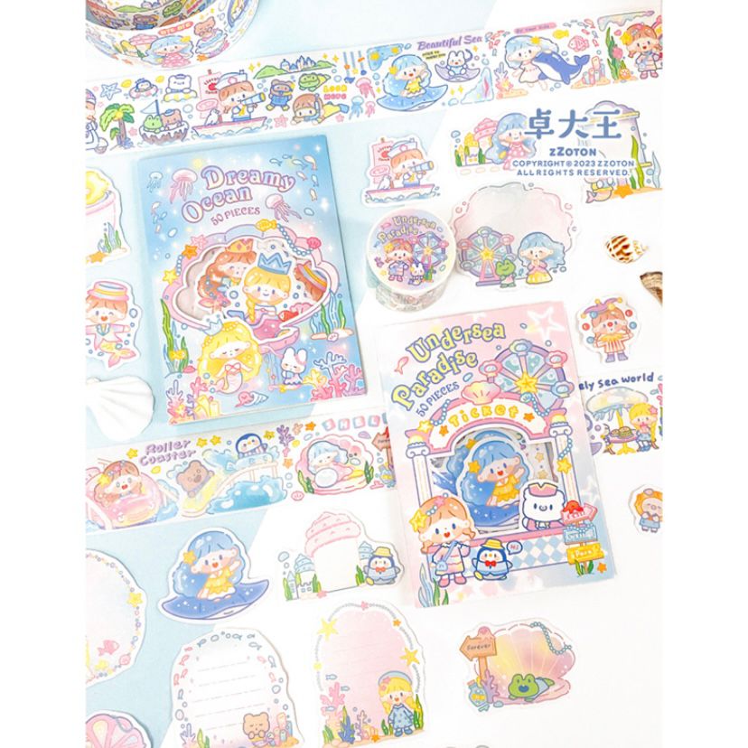Molinta Ocean Paradise Sticker 50Pcs