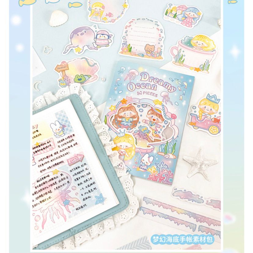 Molinta Ocean Paradise Sticker 50Pcs