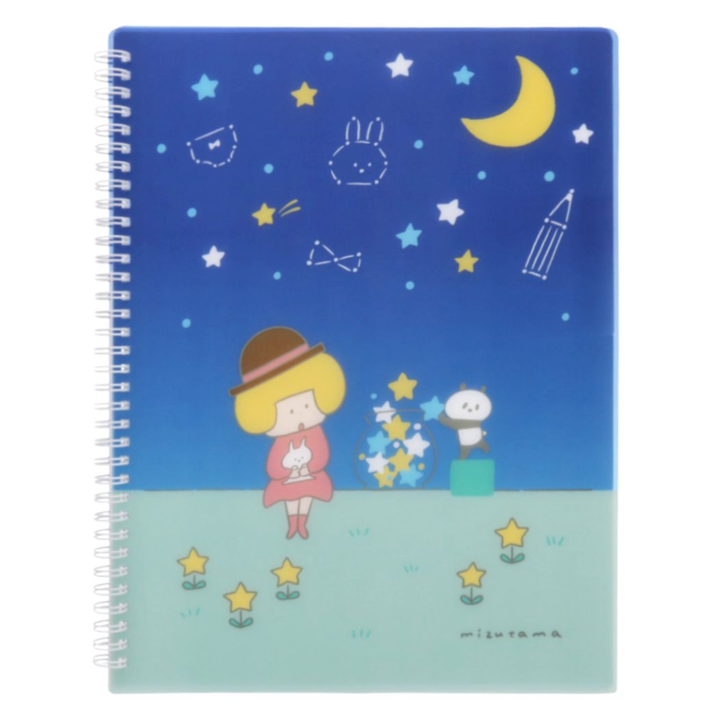 Sunstar Stationery Mizutama Ring Pocket Files A4