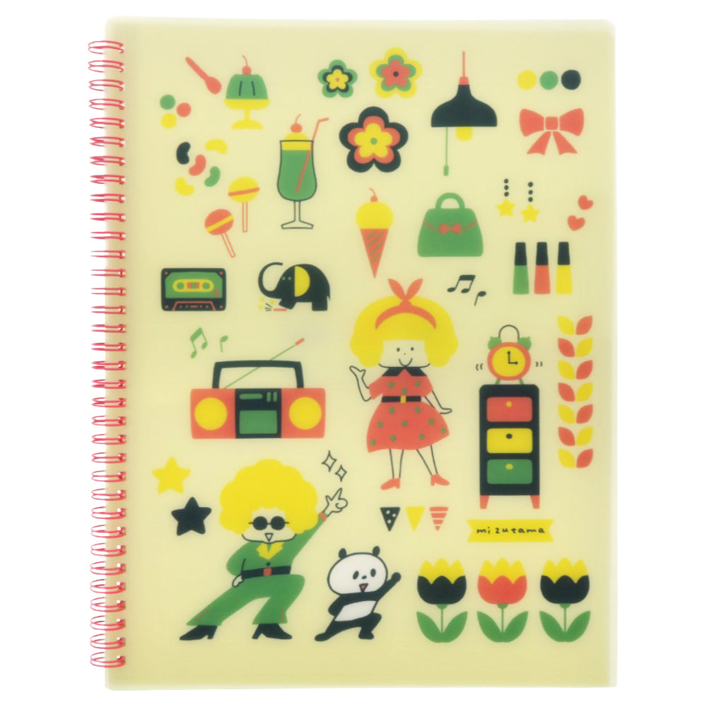 Sunstar Stationery Mizutama Ring Pocket Files A4