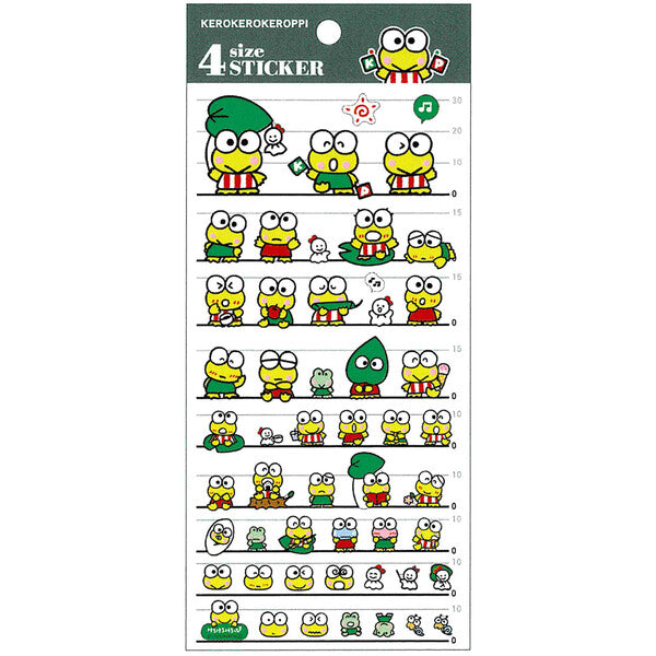 Sanrio Characters 4 Size Sticker Cute Model Clear Seal