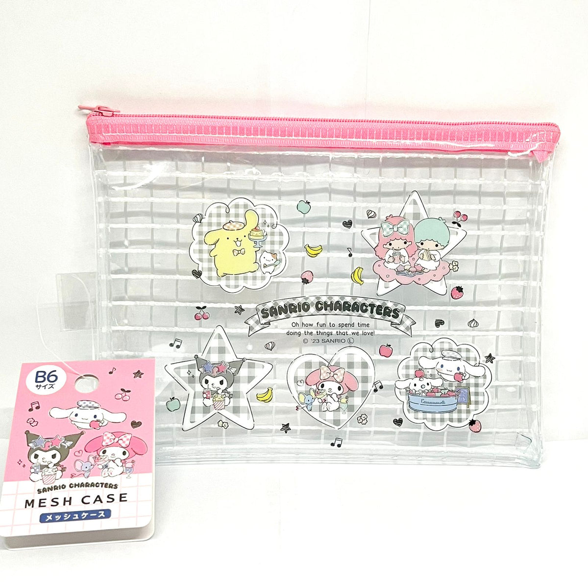 Sanrio Characters B6 Mesh Case