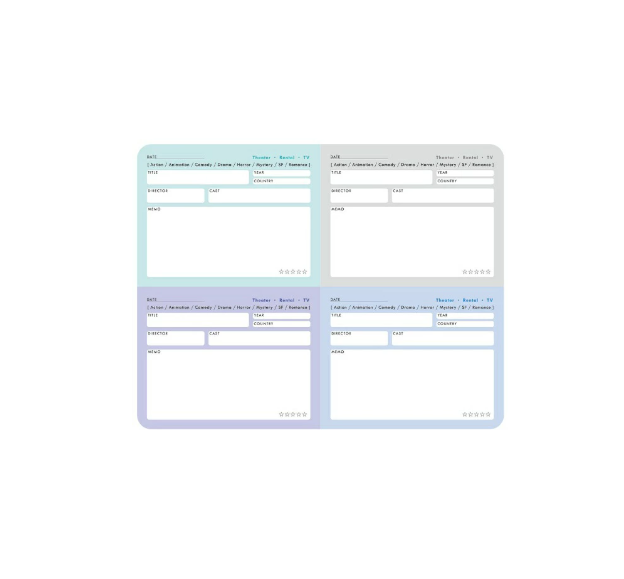 Mini Log Notebook Diary List Accessory