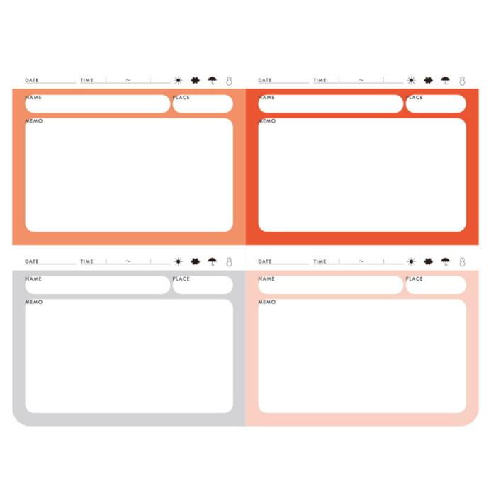 Mini Log Notebook Diary List Accessory