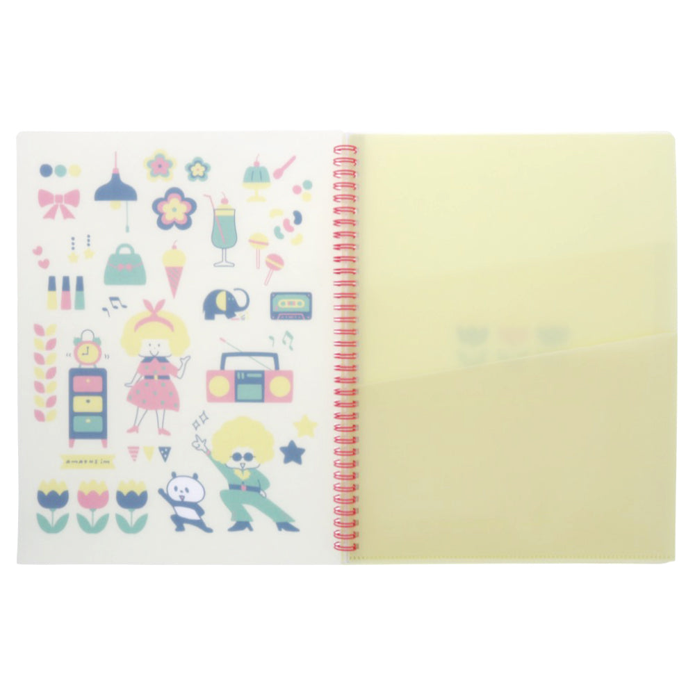 Sunstar Stationery Mizutama Ring Pocket Files A4