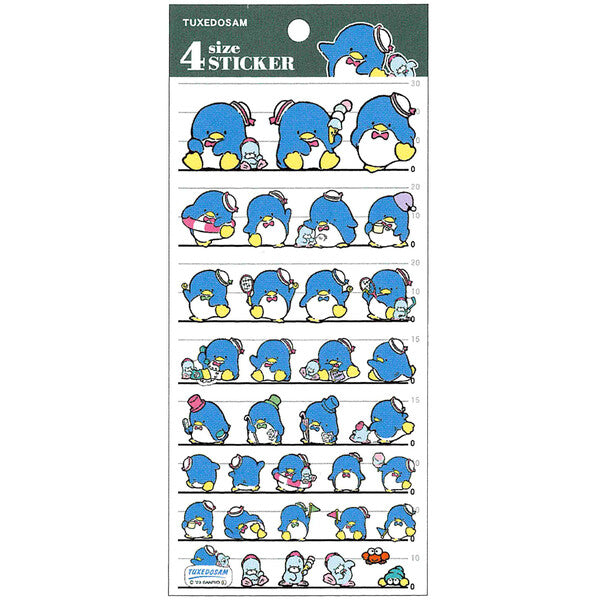 Sanrio Characters 4 Size Sticker Cute Model Clear Seal