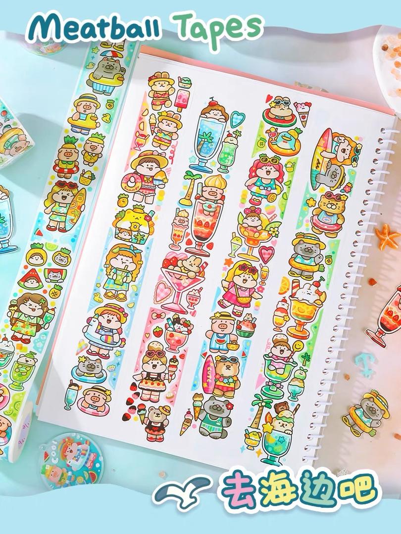 Meatball Swimpool 196cm Washi Sampler