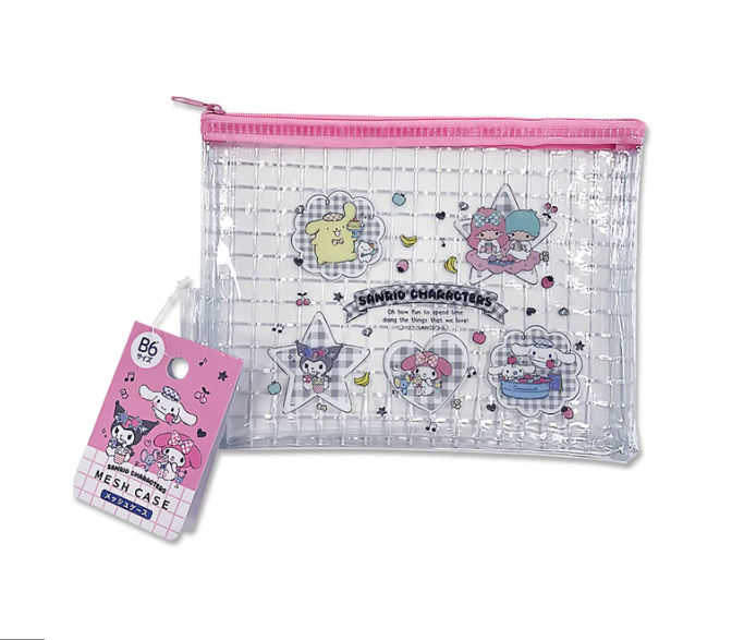 Sanrio Characters B6 Mesh Case