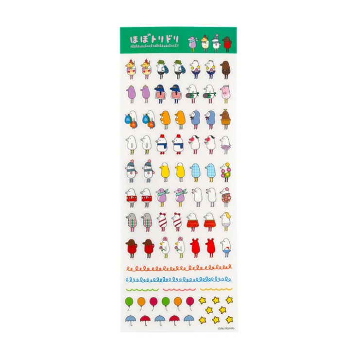 Hobonichi Hobotoridori Stickers