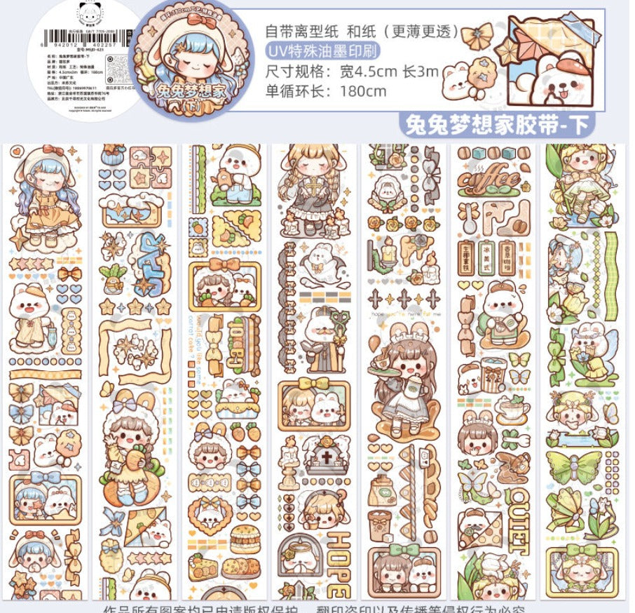 Telado Love Flowers Masking Tape