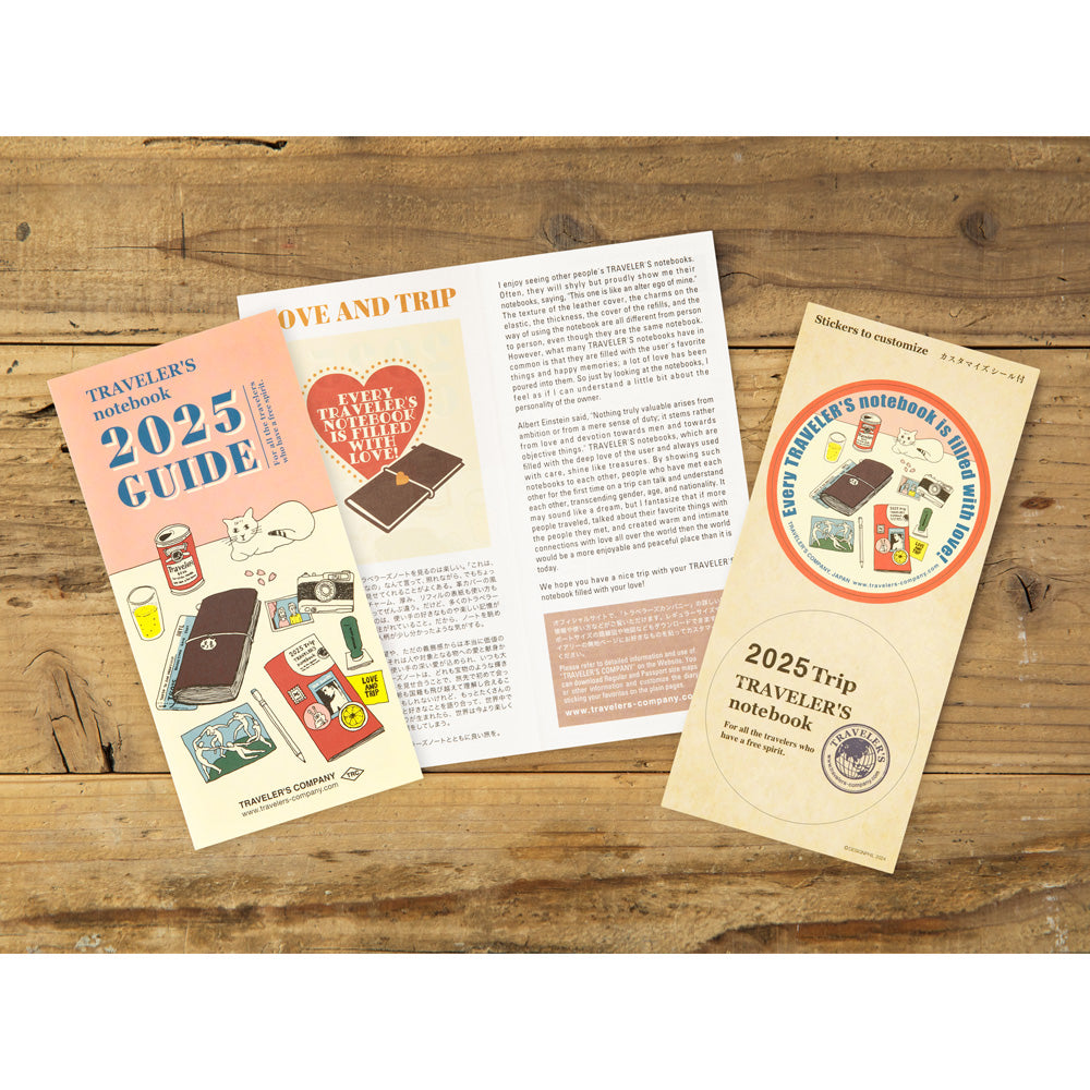 Travelers Notebook 2025 Regular Size Refill Weekly Vertical