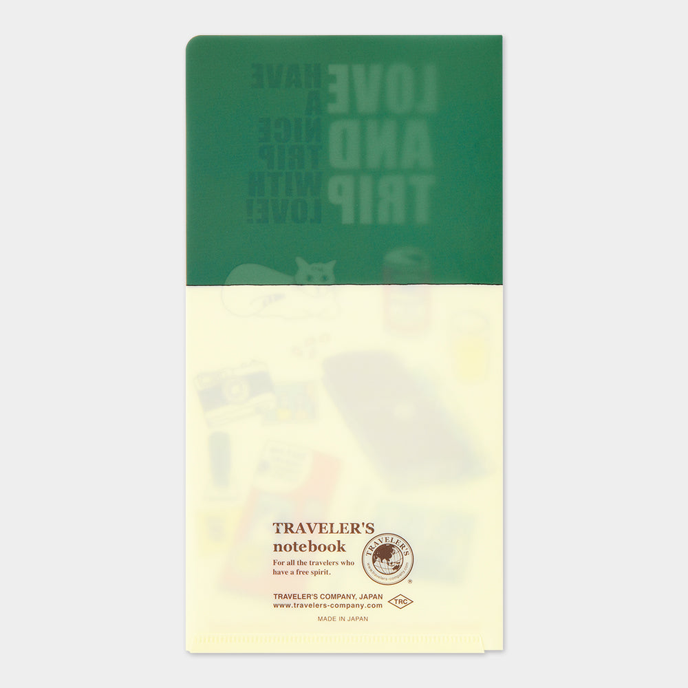 Travelerss Notebook 2025 Clear Folder
