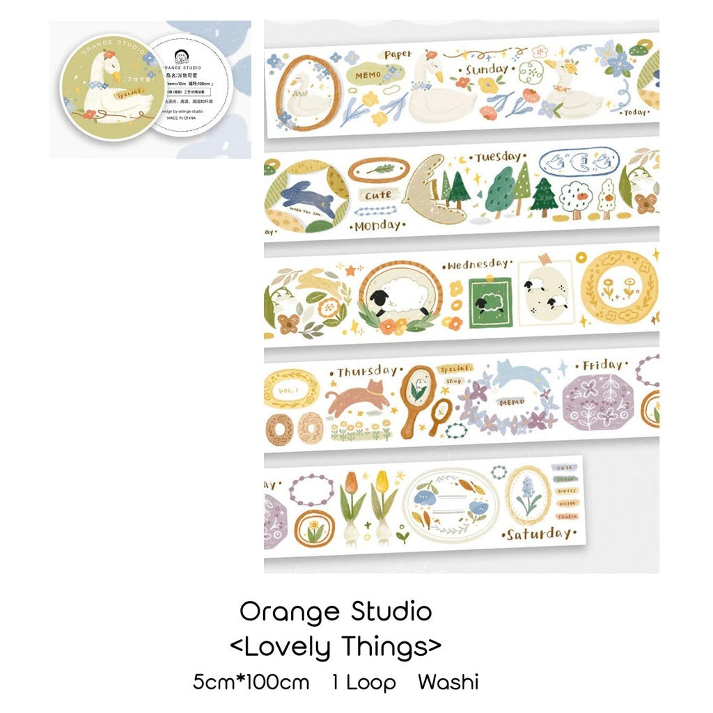 Orange Studio 100cm Washi Sampler