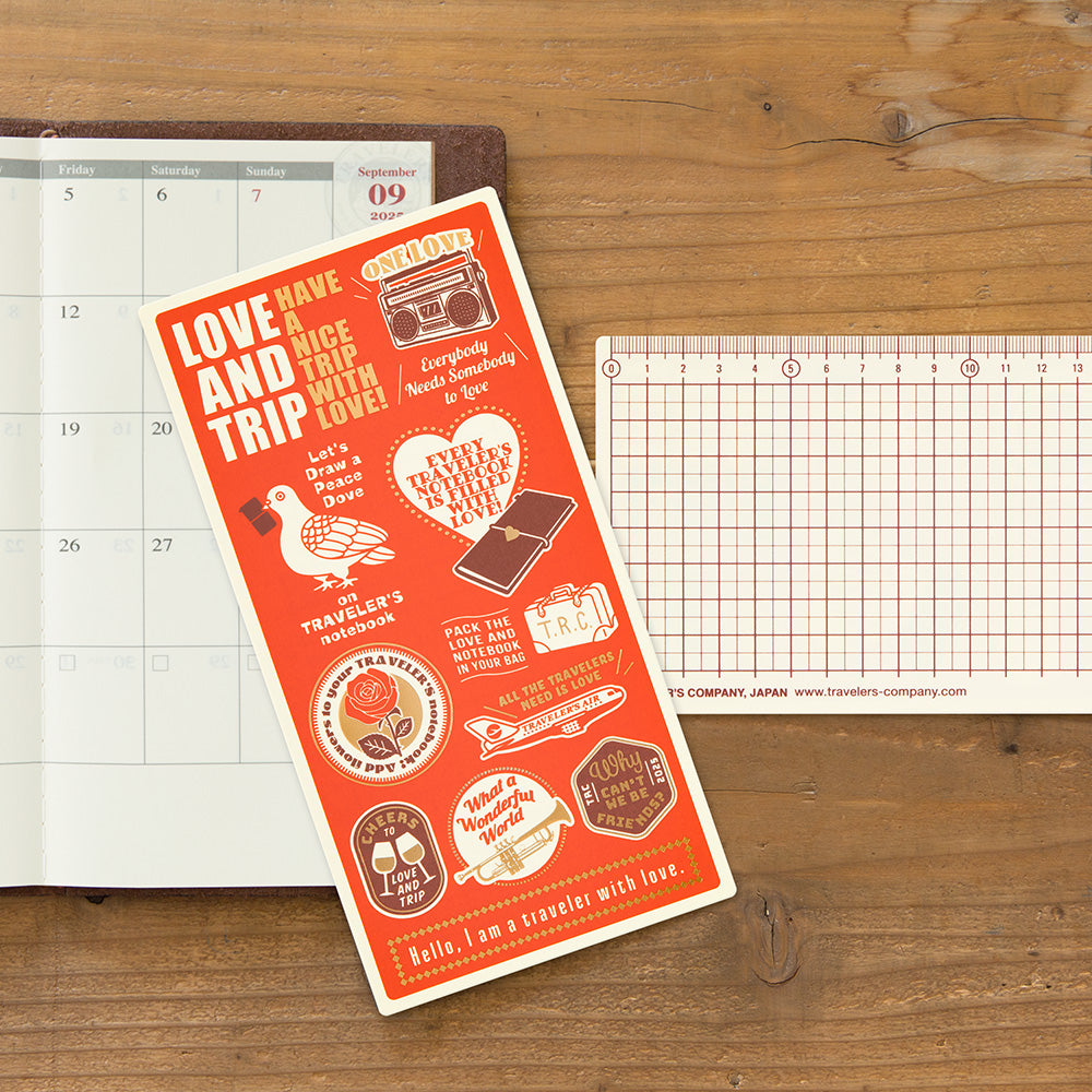 Travelers Notebook 2025 Plastic Sheet