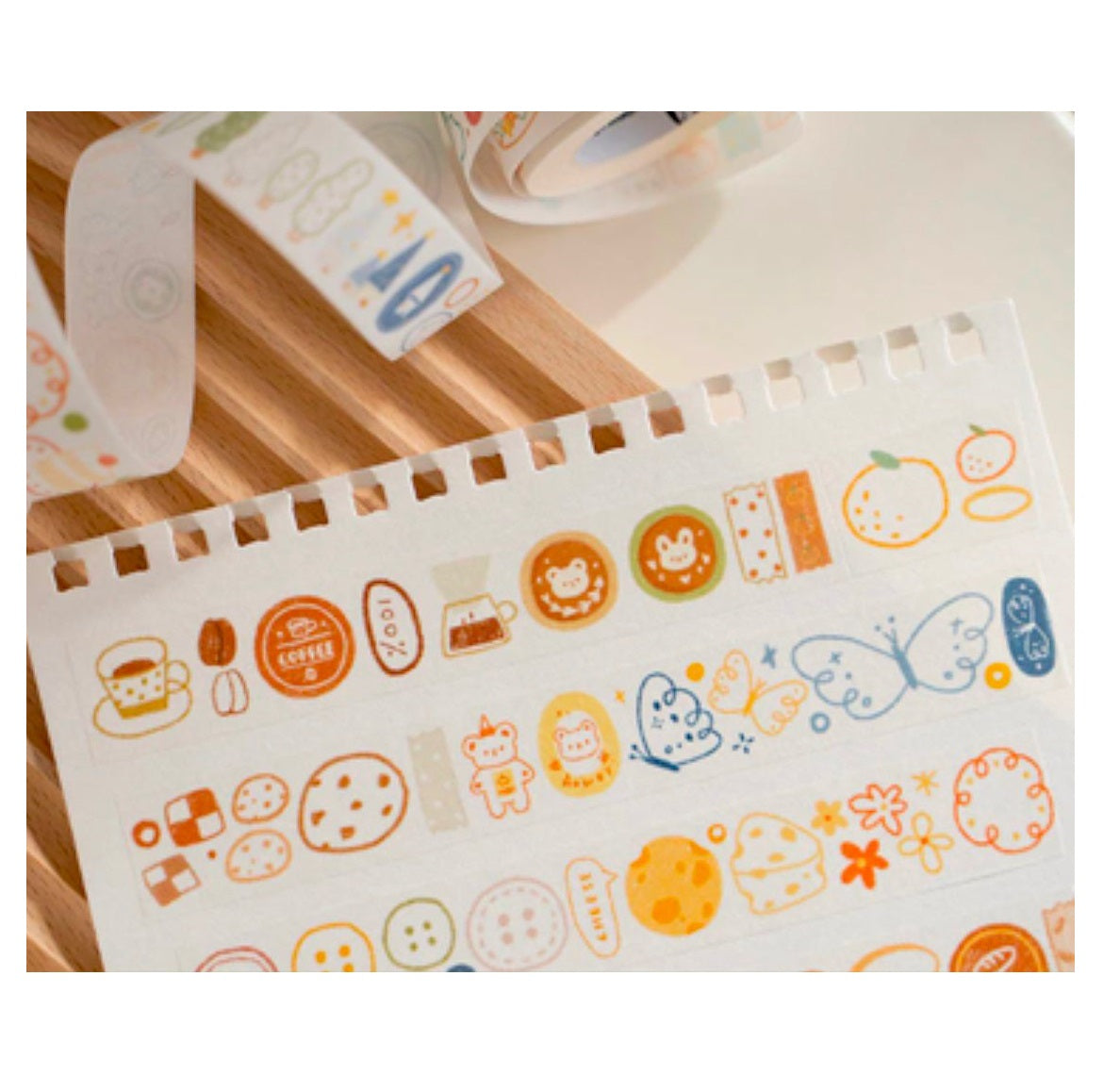 Orange Studio 100cm Washi Sampler