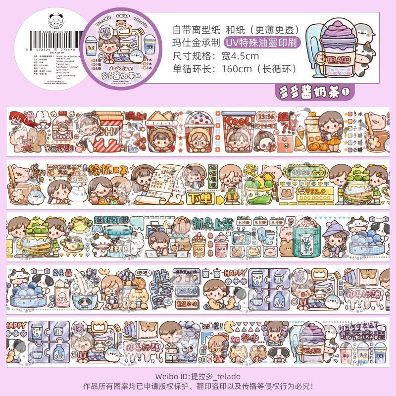 Telado Love Flowers Masking Tape