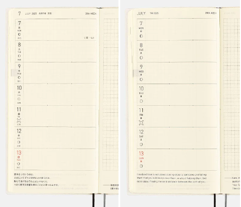 Hobonichi 2025 SPY x FAMILY Weeks Book JPN