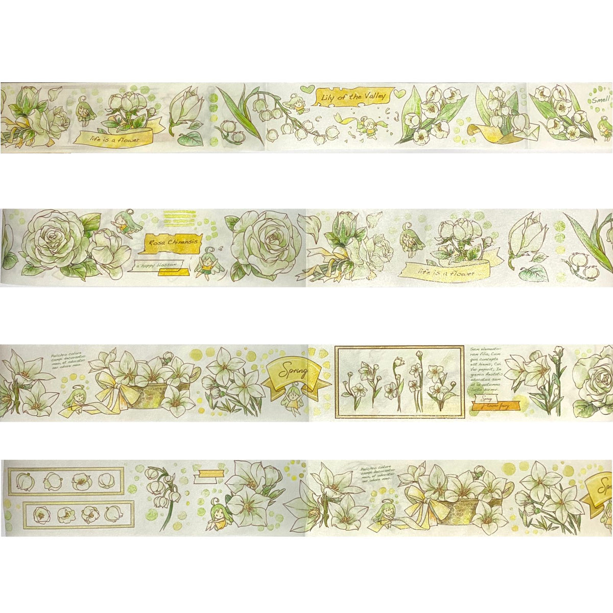 Ever &amp; Ein 100cm Washi Sampler Flower