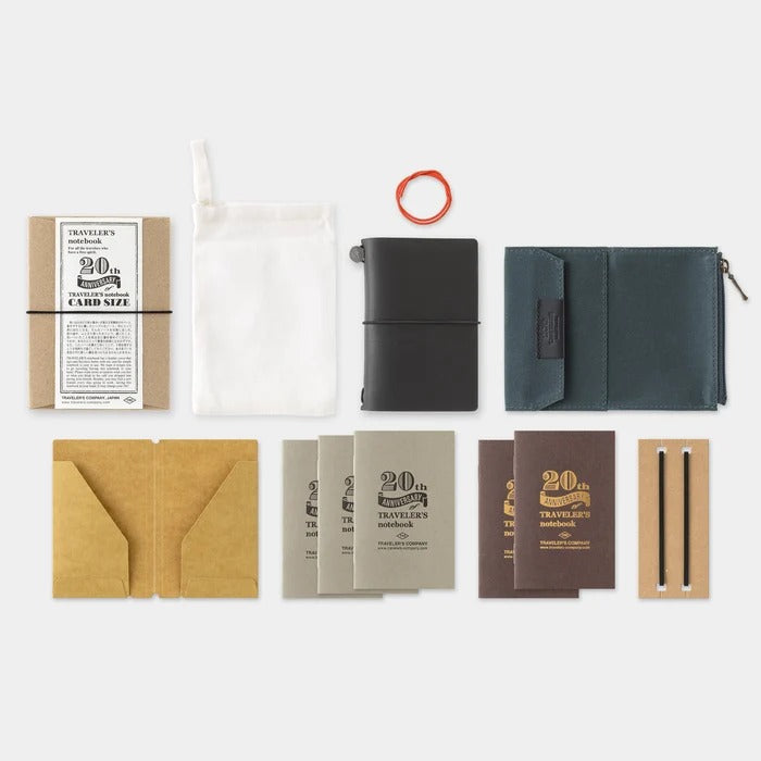 Travelrs Notebook 20TH Anniversary Set - Card Size