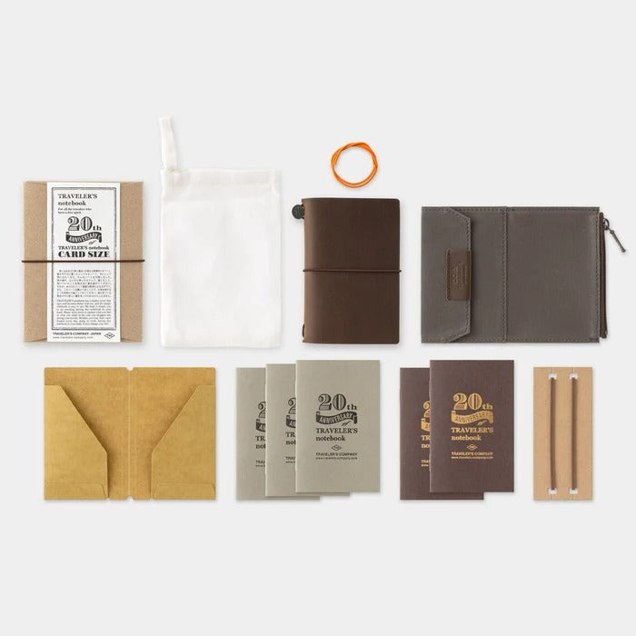 Travelrs Notebook 20TH Anniversary Set - Card Size