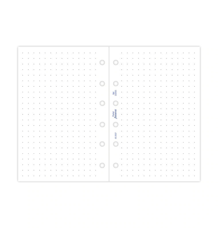 Filofax System Notebook Refill Small Pocket Size Dot (132561)