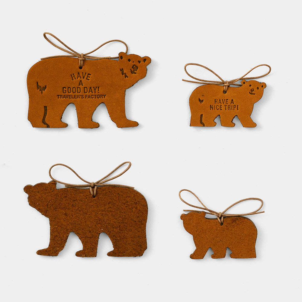 Travelers Factory Leather Tag Bear