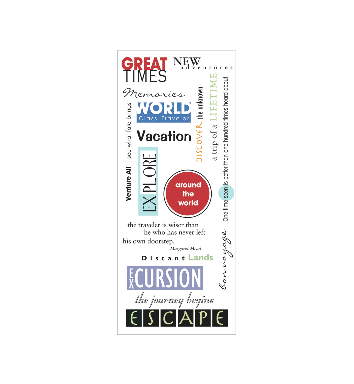 Me & My Big Ideas Mambi Stickers Vacation