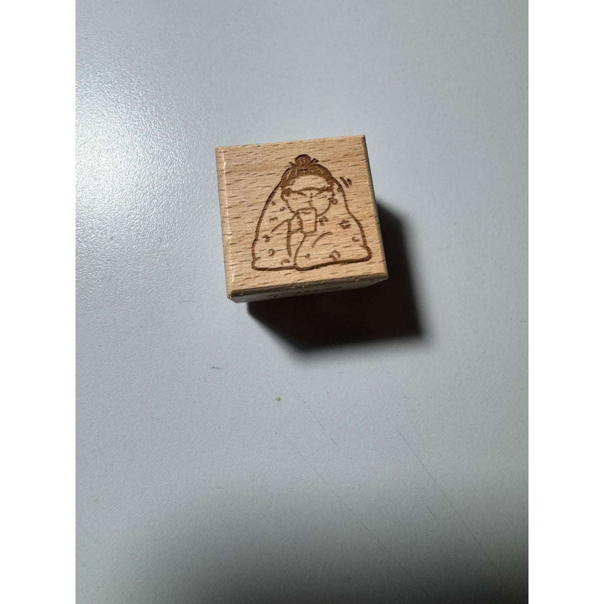 Hao E Wooden Rubber Stamp for Journaling &amp; Decoration