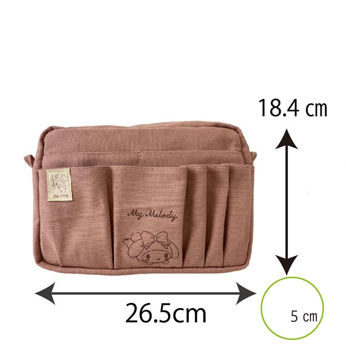 My Melody Shoulder Bag Inner Carry Bag with MM Shoulder Sanrio Yasuda Tsusho